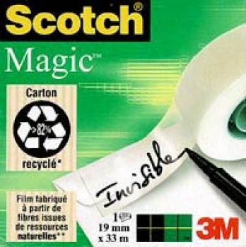 3M Scotch Magic Tape Invisible 810 (unsichtbar), große Rolle