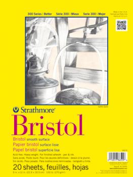 Strathmore 300 Bristol Smooth | 11 x 14“ (28 x 35 cm)