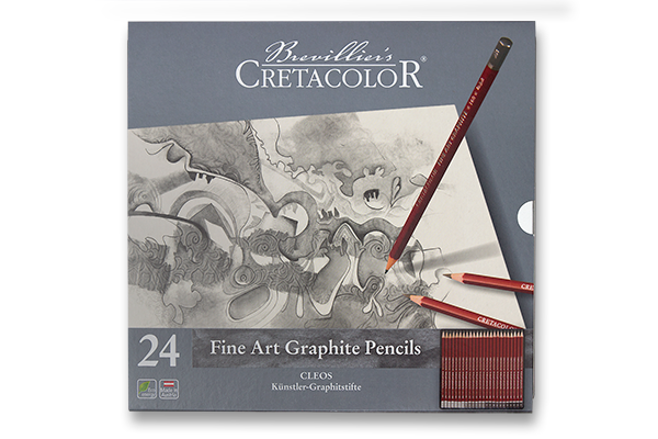 Cretacolor Fine Art Graphite | Set mit 24 Bleistiften